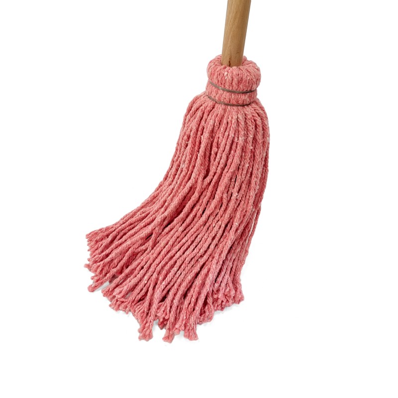 Tradycyjny stały drewniany rączka mokra mop